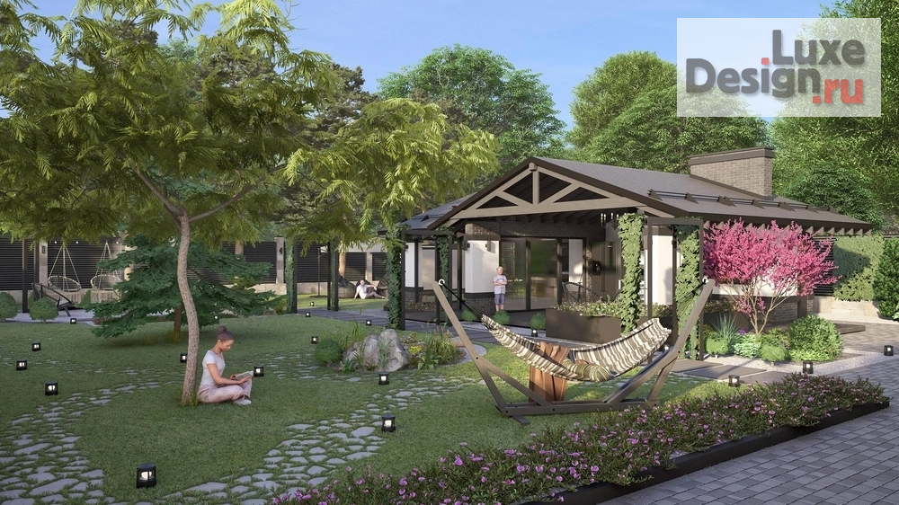 Ландшафтный дизайн "Дом и ландшафт. Для заказа дизайн-проекта звоните или пишите: +7 (919) 199-01-43" (фото 14)