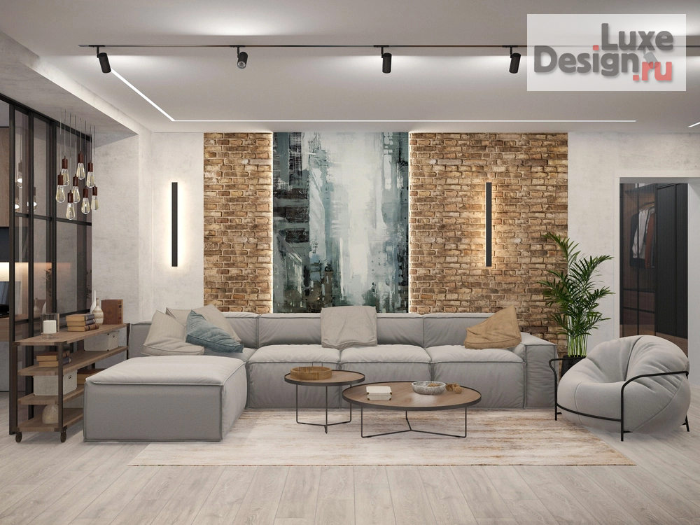 Дизайн интерьера двухкомнатной квартиры "Дизайн-проект квартиры. Для заказа дизайн-проекта звоните или пишите: +7 (919) 199-01-43" (фото 1)