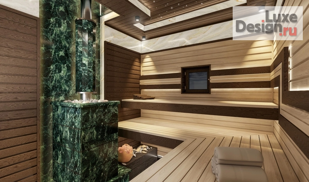 Дизайн интерьера бани "Парилка. Для заказа дизайн-проекта звоните или пишите: +7 (919) 199-01-43" (фото 4)