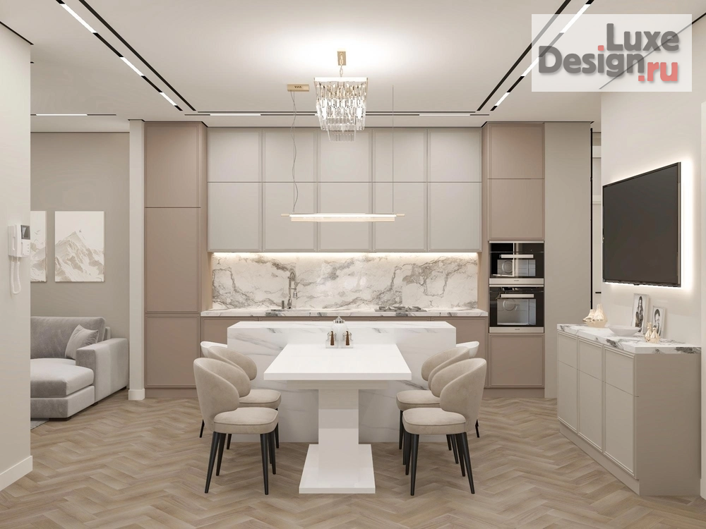 Дизайн интерьера квартиры "Квартира площадью 116 м2. Для заказа дизайн-проекта звоните или пишите: +7 (919) 199-01-43" (фото 8)