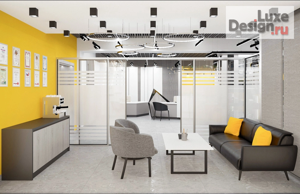 Дизайн интерьера офиса ""Эксимбанк" Для заказа дизайн-проекта звоните или пишите: +7 (919) 199-01-43" (фото 10)