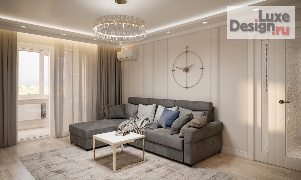 Дизайн интерьера гостиной "Дизайн интерьера гостиной в современном стиле. Для заказа дизайн-проекта звоните или пишите: +7 (919) 199-01-43" (фото 4)