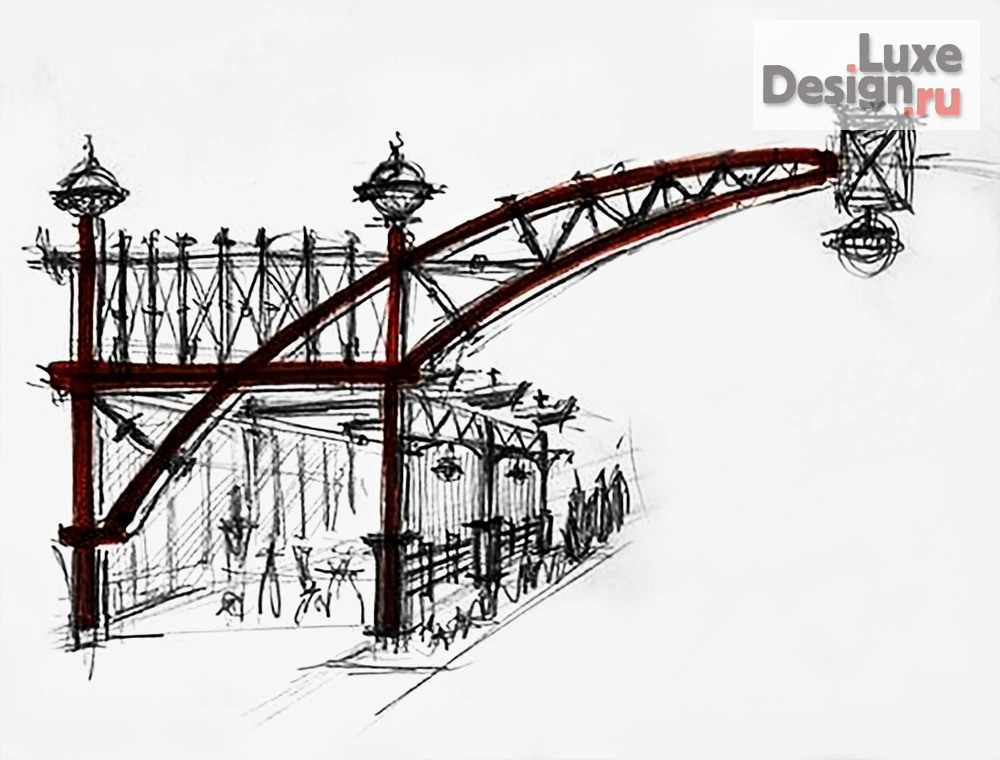 Общественная архитектура "ЖК "Цветной Бульвар" дневной вид. Для заказа дизайн-проекта звоните или пишите: +7 (919) 199-01-43" (фото 3)