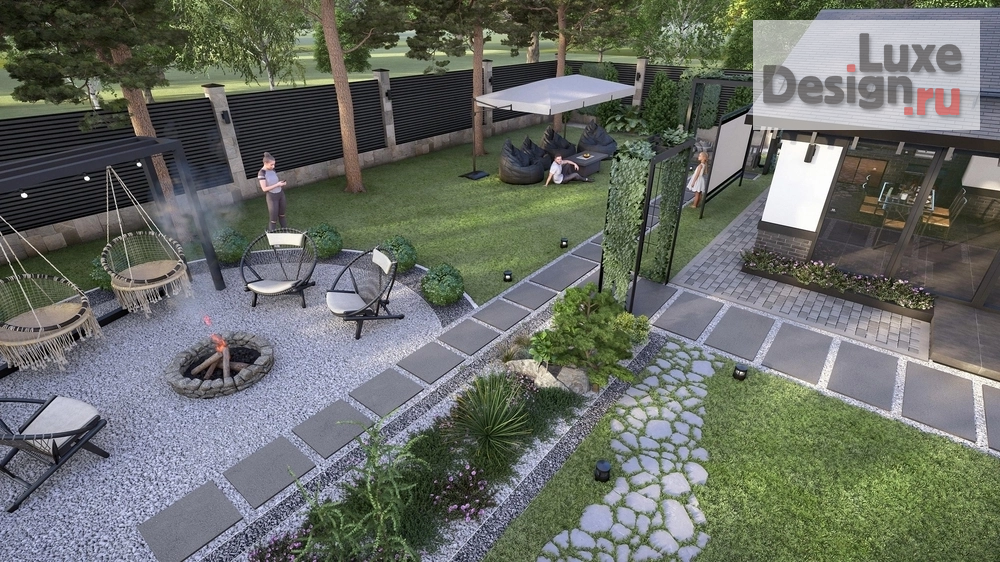 Ландшафтный дизайн "Дом и ландшафт. Для заказа дизайн-проекта звоните или пишите: +7 (919) 199-01-43" (фото 16)