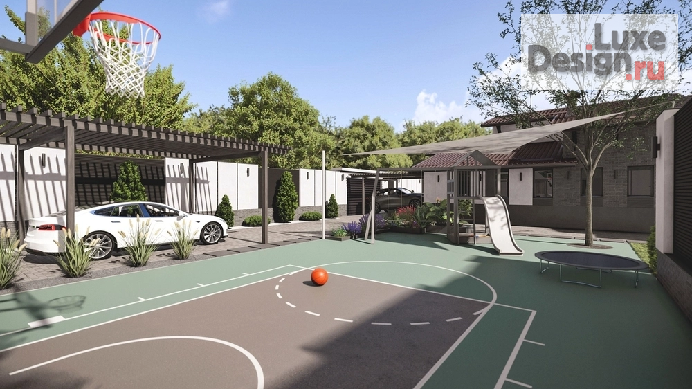 Частная архитектура "Фасад и благоустройство  частного дома. Для заказа дизайн-проекта звоните или пишите: +7 (919) 199-01-43" (фото 4)