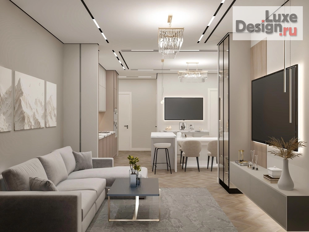 Дизайн интерьера квартиры "Квартира площадью 116 м2. Для заказа дизайн-проекта звоните или пишите: +7 (919) 199-01-43" (фото 11)