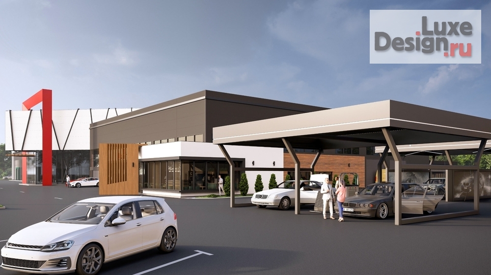 Частная архитектура "Дополнительные объекты у автоцентра. Для заказа дизайн-проекта звоните или пишите: +7 (919) 199-01-43" (фото 10)