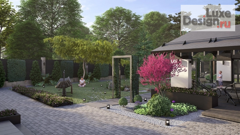 Ландшафтный дизайн "Дом и ландшафт. Для заказа дизайн-проекта звоните или пишите: +7 (919) 199-01-43" (фото 13)