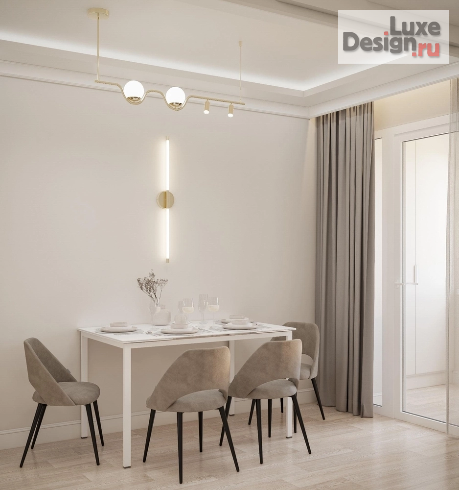 Дизайн интерьера кухни "Кухня. Для заказа дизайн-проекта звоните или пишите: +7 (919) 199-01-43" (фото 3)