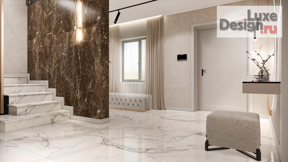 Дизайн интерьера частного дома "Холл частного дома. Для заказа дизайн-проекта звоните или пишите: +7 (919) 199-01-43" (фото 6)