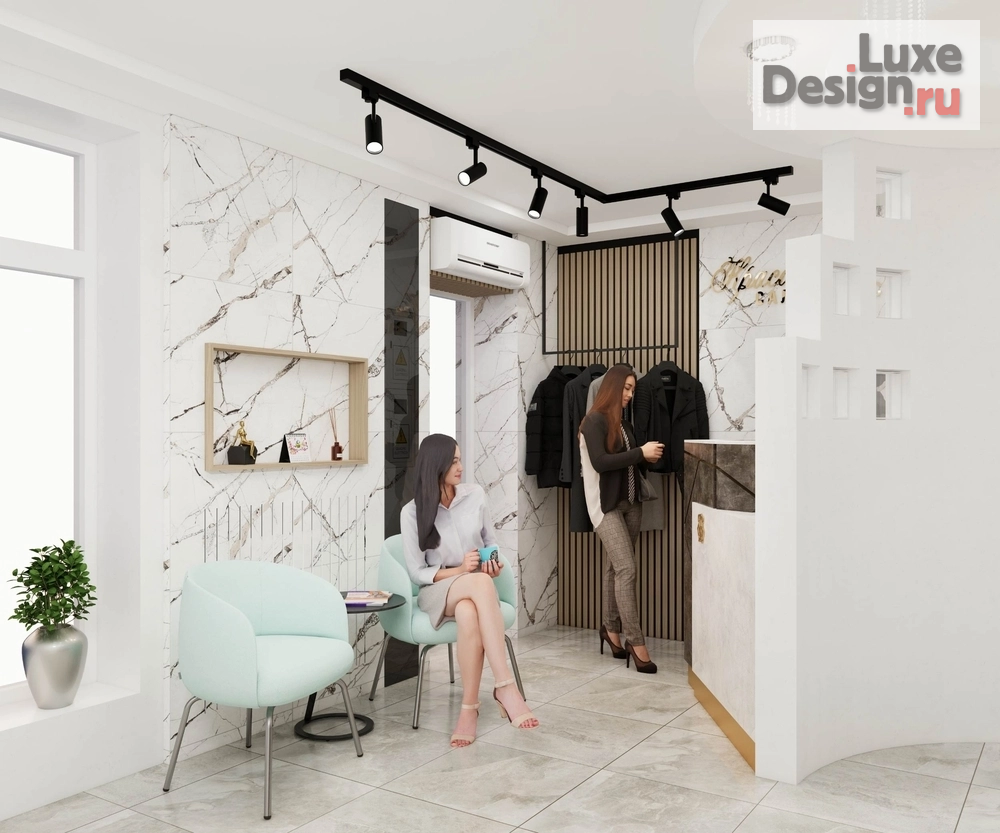 Дизайн интерьера салона красоты "Салон красоты "Красотка". " (фото 3)