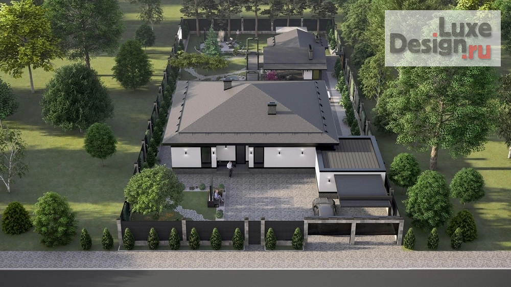 Ландшафтный дизайн "Дом и ландшафт. Для заказа дизайн-проекта звоните или пишите: +7 (919) 199-01-43" (фото 2)