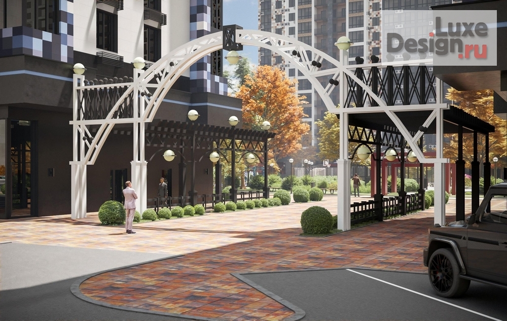 Общественная архитектура "ЖК " Цветной Бульвар". Для заказа дизайн-проекта звоните или пишите: +7 (919) 199-01-43" (фото 5)