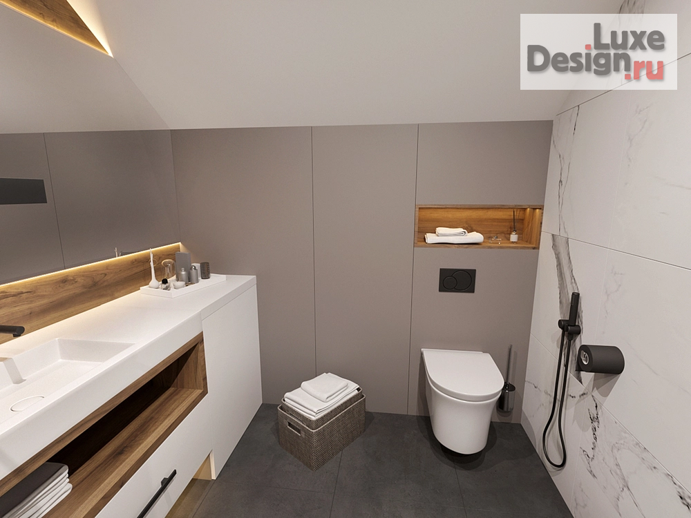 Дизайн интерьера загородного дома "Дизайн интерьера загородного дома 2 этаж .Для заказа дизайн-проекта звоните или пишите: +7 (919) 199-01-43" (фото 10)