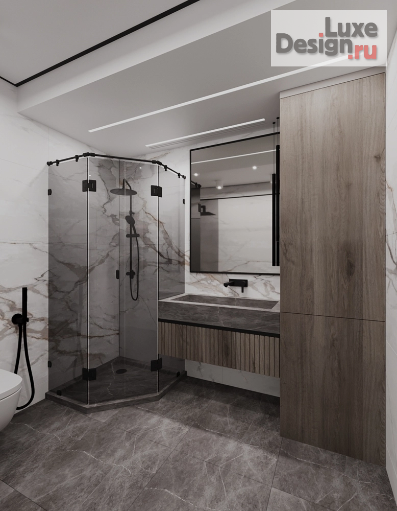 Дизайн интерьера четырехкомнатной квартиры "Дизайн интерьера  квартиры. Для заказа дизайн-проекта звоните или пишите: +7 (919) 199-01-43" (фото 9)