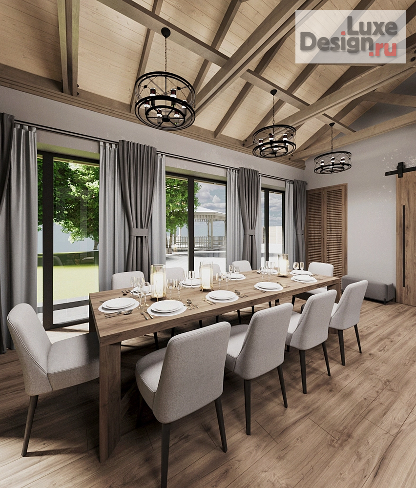 Дизайн интерьера частного дома "Беседка. Для заказа дизайн-проекта звоните или пишите: +7 (919) 199-01-43" (фото 1)