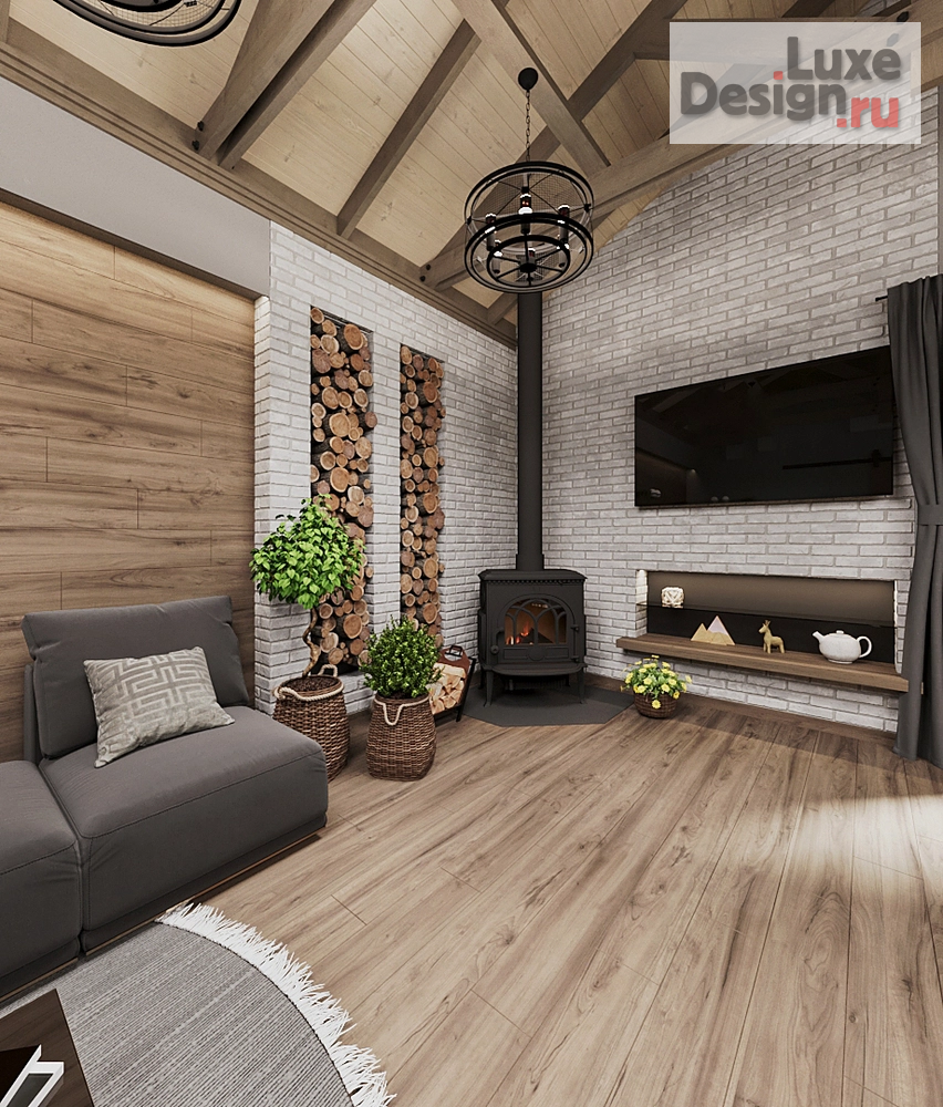 Дизайн интерьера частного дома "Беседка. Для заказа дизайн-проекта звоните или пишите: +7 (919) 199-01-43" (фото 2)