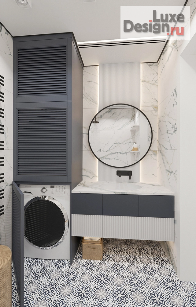 Дизайн интерьера двухкомнатной квартиры "Дизайн проект квартиры -80 м2. Для заказа дизайн-проекта звоните или пишите: +7 (919) 199-01-43" (фото 7)