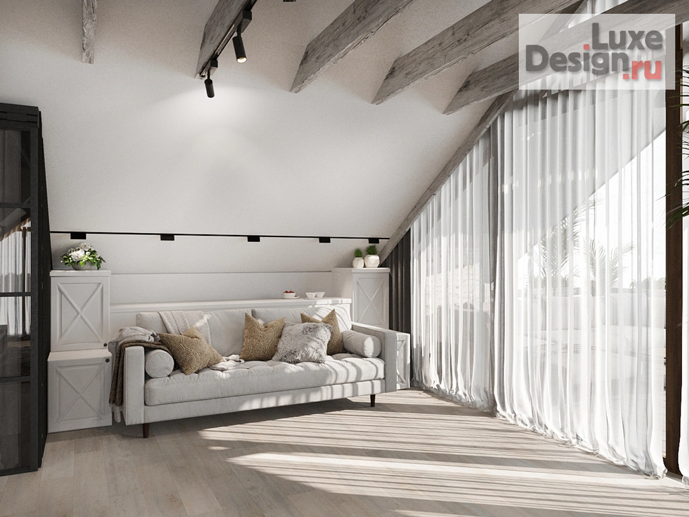 Дизайн интерьера загородного дома "Дизайн интерьера загородного дома 2 этаж .Для заказа дизайн-проекта звоните или пишите: +7 (919) 199-01-43" (фото 5)