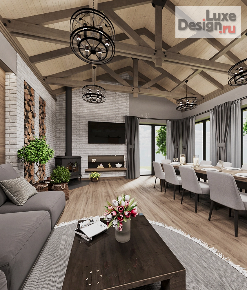 Дизайн интерьера частного дома "Беседка. Для заказа дизайн-проекта звоните или пишите: +7 (919) 199-01-43" (фото 5)