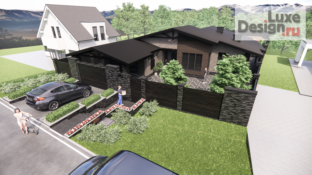 Частная архитектура "Концепция. Для заказа дизайн-проекта звоните или пишите: +7 (919) 199-01-43" (фото 1)