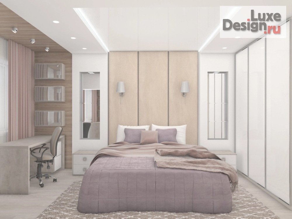 Дизайн интерьера спальни "Спальня для молодых" (фото 1)