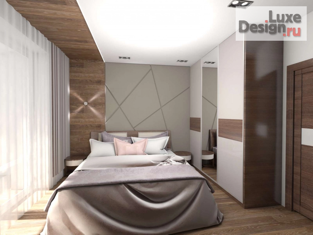 Дизайн интерьера спальни "спальня в жк Семья" (фото 1)