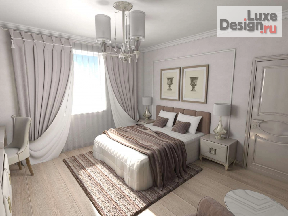 Дизайн интерьера спальни "Мужская спальня" (фото 1)