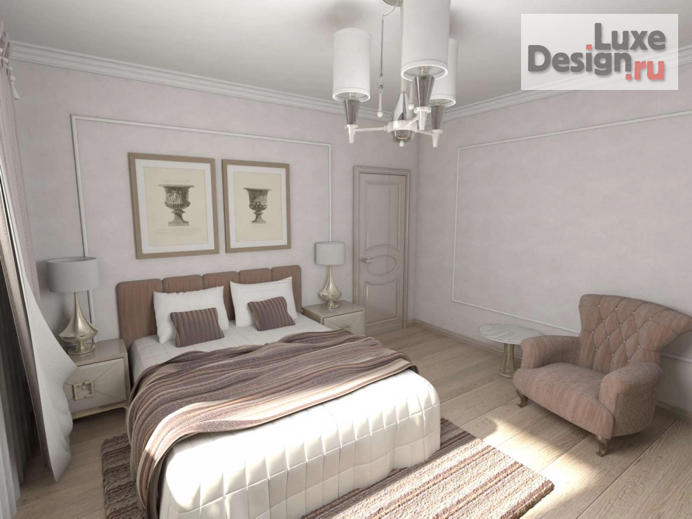 Дизайн интерьера спальни "Мужская спальня" (фото 2)