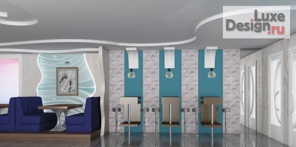 Дизайн интерьера ресторана "Бар-ресторан" (фото 1)