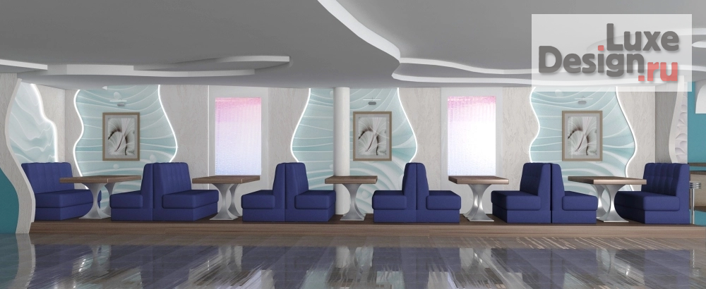 Дизайн интерьера ресторана "Бар-ресторан" (фото 2)