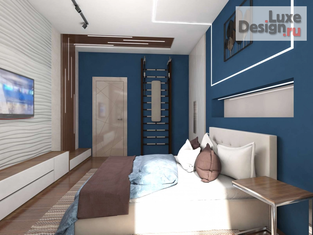 Дизайн интерьера детской "Стильная детская" (фото 3)