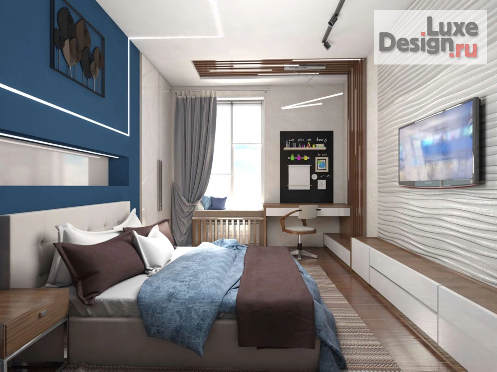 Дизайн интерьера детской "Стильная детская" (фото 1)