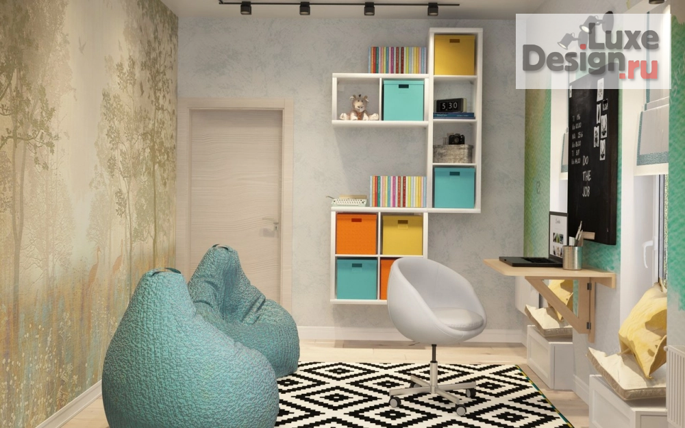 Дизайн интерьера комнаты "Проект детской" (фото 6)