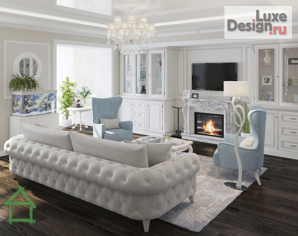 Дизайн интерьера трехкомнатной квартиры "Дизайн-проект квартиры" (фото 2)