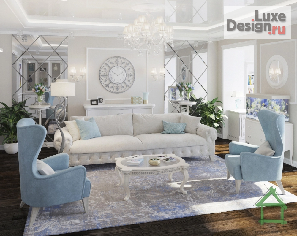 Дизайн интерьера трехкомнатной квартиры "Дизайн-проект квартиры" (фото 1)