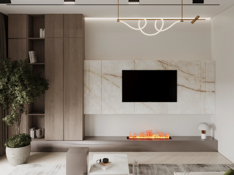 Дизайн интерьера трехкомнатной квартиры в Брянске "ЖК "Загорье""