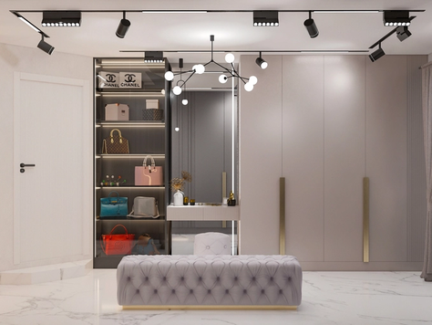 Дизайн интерьера в Брянске "Дизайн интерьера гардеробной. Для заказа дизайн-проекта звоните или пишите: +7 (919) 199-01-43"