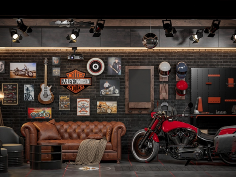 Дизайн интерьера в Брянске "Дизайн интерьер гаража. Для заказа дизайн-проекта звоните или пишите: +7 (919) 199-01-43"