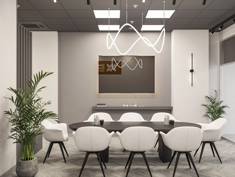 Дизайн интерьера офиса в Брянске "Офис продаж "Цветной Бульвар". Для заказа дизайн-проекта звоните или пишите: +7 (919) 199-01-43"